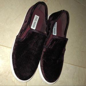 Suede Steve Madden sneakers